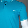 Ma.Strum Double Tipped SS Polo Shirt Vallarta Blue