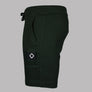 Ma.Strum Edge Pocket Sweat Shorts Oil Slick Green