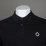 Ma.Strum LS Pique Polo Shirt Jet Black