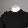 Ma.Strum Milano Knit Crew Neck Sweater Jet Black
