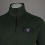 Ma.Strum Neo Quarter Zip Sweatshirt Oil Slick Green
