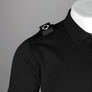 Ma.Strum SS Zip Polo Shirt Jet Black