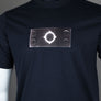 Ma.Strum Trompe L'oeil Badge T-Shirt Ink Navy