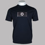 Ma.Strum Trompe L'oeil Badge T-Shirt Ink Navy