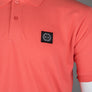Marshall Artist Embroidered Siren Polo Shirt Coral