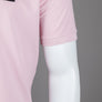 Marshall Artist Embroidered Siren Polo Shirt Pink