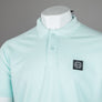 Marshall Artist Embroidered Siren Polo Shirt Sky Blue