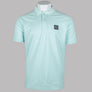 Marshall Artist Embroidered Siren Polo Shirt Sky Blue