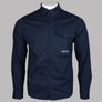 Marshall Artist Gaberdine Zip Overshirt Navy