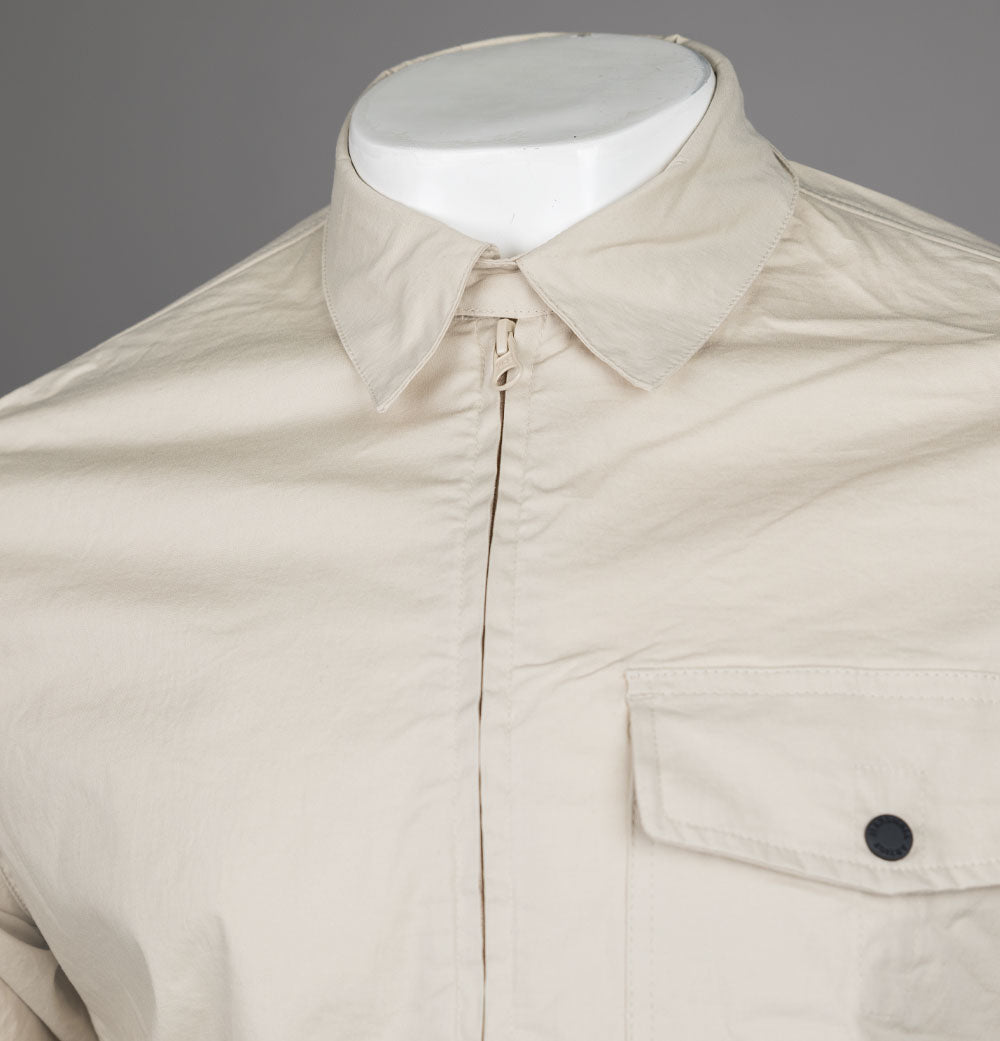 Stone island store ghost overshirt beige