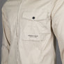Marshall Artist Gaberdine Zip Overshirt Stone