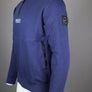 Marshall Artist Siren Box Logo 1/4 Zip Sweatshirt Monarch Blue