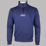 Marshall Artist Siren Box Logo 1/4 Zip Sweatshirt Monarch Blue
