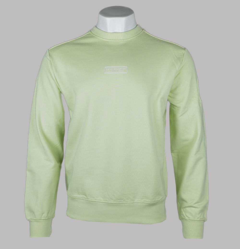 Marshall Artist Siren Box Logo Sweatshirt Lime – Bronx Clothing