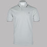 Marshall Artist Tipped Polo Shirt Dove Grey