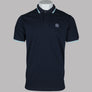 Marshall Artist Tipped Polo Shirt Navy