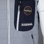 Napapijri A-Huron Hooded Gilet Grey Owl