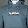 Napapijri B-Box Logo Hoodie Stormy Grey