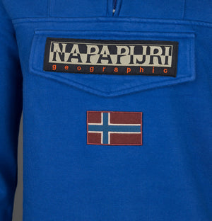 Napapijri Burgee Half Zip Sweatshirt Blue Mazarine