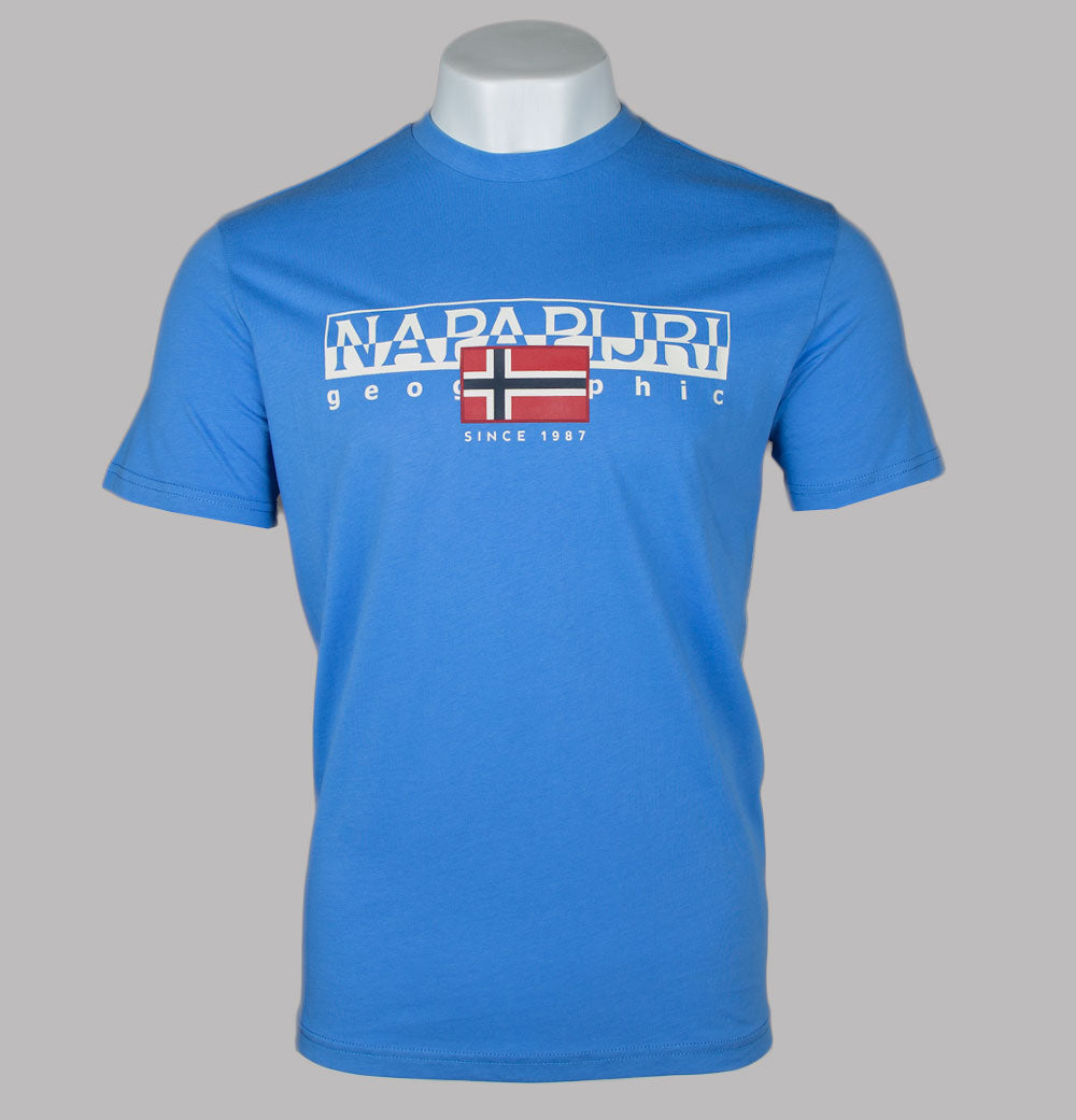 Napapijri S-Aylmer T-Shirt Ultra Marine Blue – Bronx Clothing