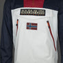 Napapijri Rainforest Ripstop Anorak Jacket White/Navy/Red