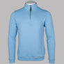 Patrick Harlem 1/4 Zip Sweatshirt Sky Blue
