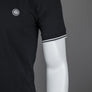 Pretty Green Allesley Tipped Grandad T-Shirt Black