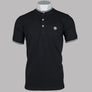 Pretty Green Allesley Tipped Grandad T-Shirt Black