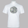 Pretty Green Aquarelle Paisley Applique Logo T-Shirt White