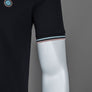 Pretty Green Barton Polo Shirt Black/Blue/Pink
