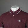 Pretty Green Barton Polo Shirt Burgundy