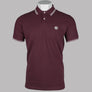 Pretty Green Barton Polo Shirt Burgundy