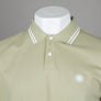 Pretty Green Barton Polo Shirt Sage/White