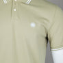 Pretty Green Barton Polo Shirt Sage/White