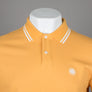 Pretty Green Barton Polo Shirt Yellow/White
