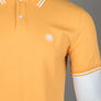 Pretty Green Barton Polo Shirt Yellow/White