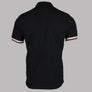 Pretty Green Boston Stripe Polo Shirt Black