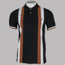 Pretty Green Boston Stripe Polo Shirt Black