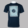 Pretty Green Eclipse Paisley Graphic T-Shirt Navy