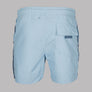 Pretty Green Eclipse Paisley Tape Swim Shorts Light Blue