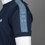 Pretty Green Eclipse Paisley Tape T-Shirt Navy