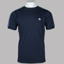 Pretty Green Eclipse Paisley Tape T-Shirt Navy