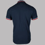 Pretty Green Eclipse Tape Polo Shirt Navy