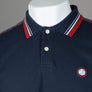 Pretty Green Eclipse Tape Polo Shirt Navy