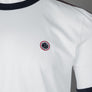 Pretty Green Eclipse Tape T-Shirt White