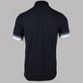 Pretty Green Finham Zip Neck Polo Shirt Black