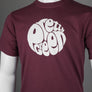 Pretty Green Gillespie Logo T-Shirt Burgundy
