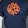Pretty Green Gillespie Logo T-Shirt Dark Navy