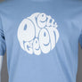 Pretty Green Gillespie Logo T-Shirt Pale Blue