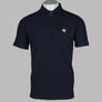 Pretty Green Islington SS Zip Polo Shirt Navy